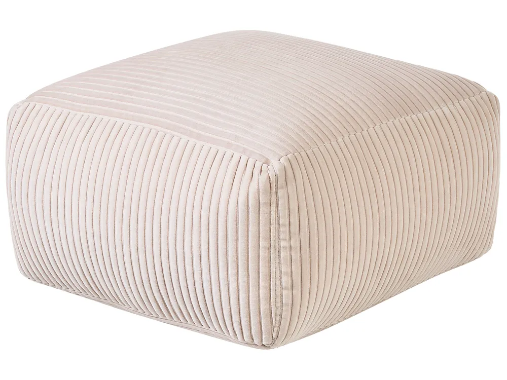 Pouf MUKKI Baumwolle Beige_884957
