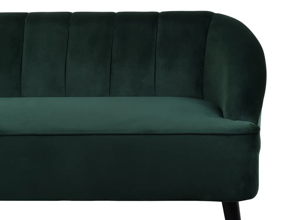 Sofa 3 Seater ALSVAG Velvet Emerald Green_732192