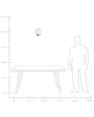 LED Wandlampe TEIFI mit Dimmer Glas Weiß_1102708