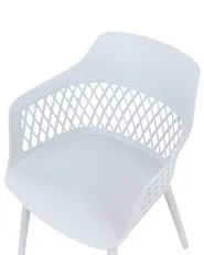 Set of 2 Dining Chairs ALMIRA Light Grey_861906