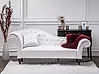 Linksseitige Chaiselongue LATTES Kunstleder Weiß
