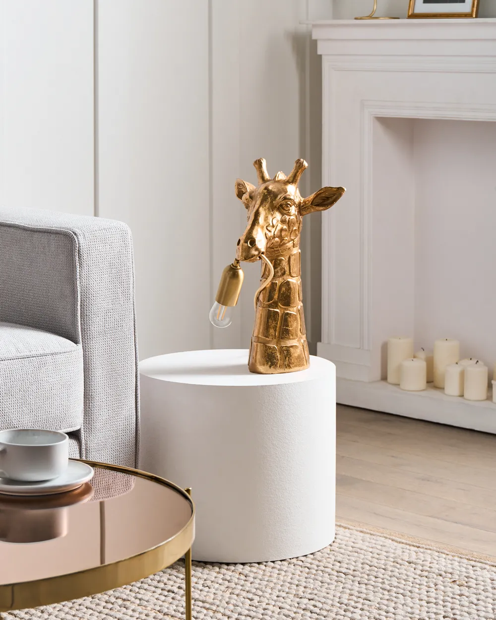 Tischlampe Giraffe MALAIKA Gold_1003561