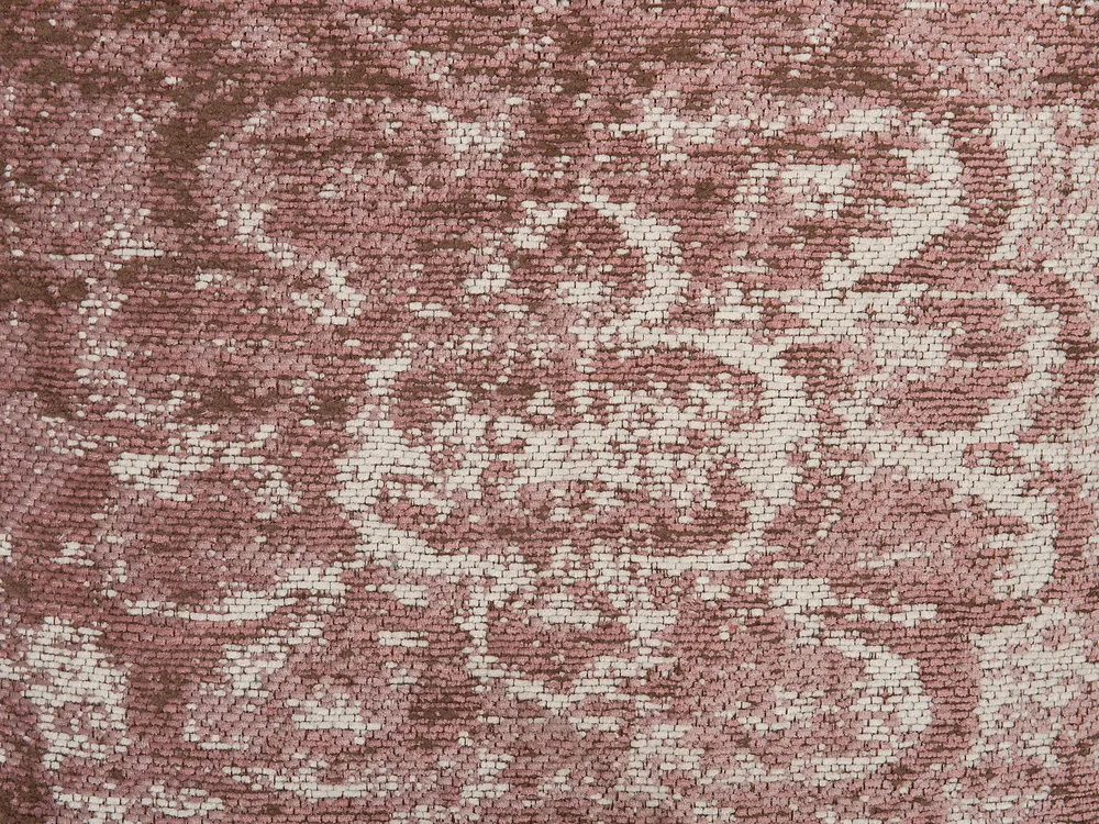 Lot de 2 coussins décoratifs VAKAYAR 45 x 45 cm Coton Rose Motif floral_768855