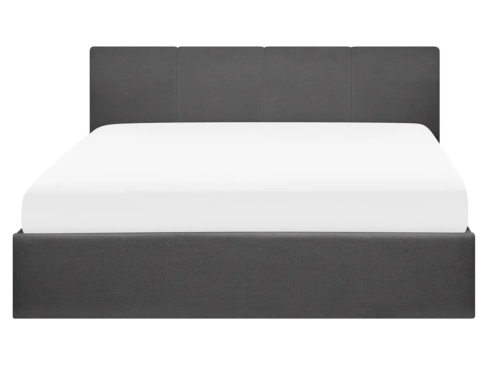 Krevet s prostorom za pohranu ORBEY Sivi 160 x 200 cm_744290