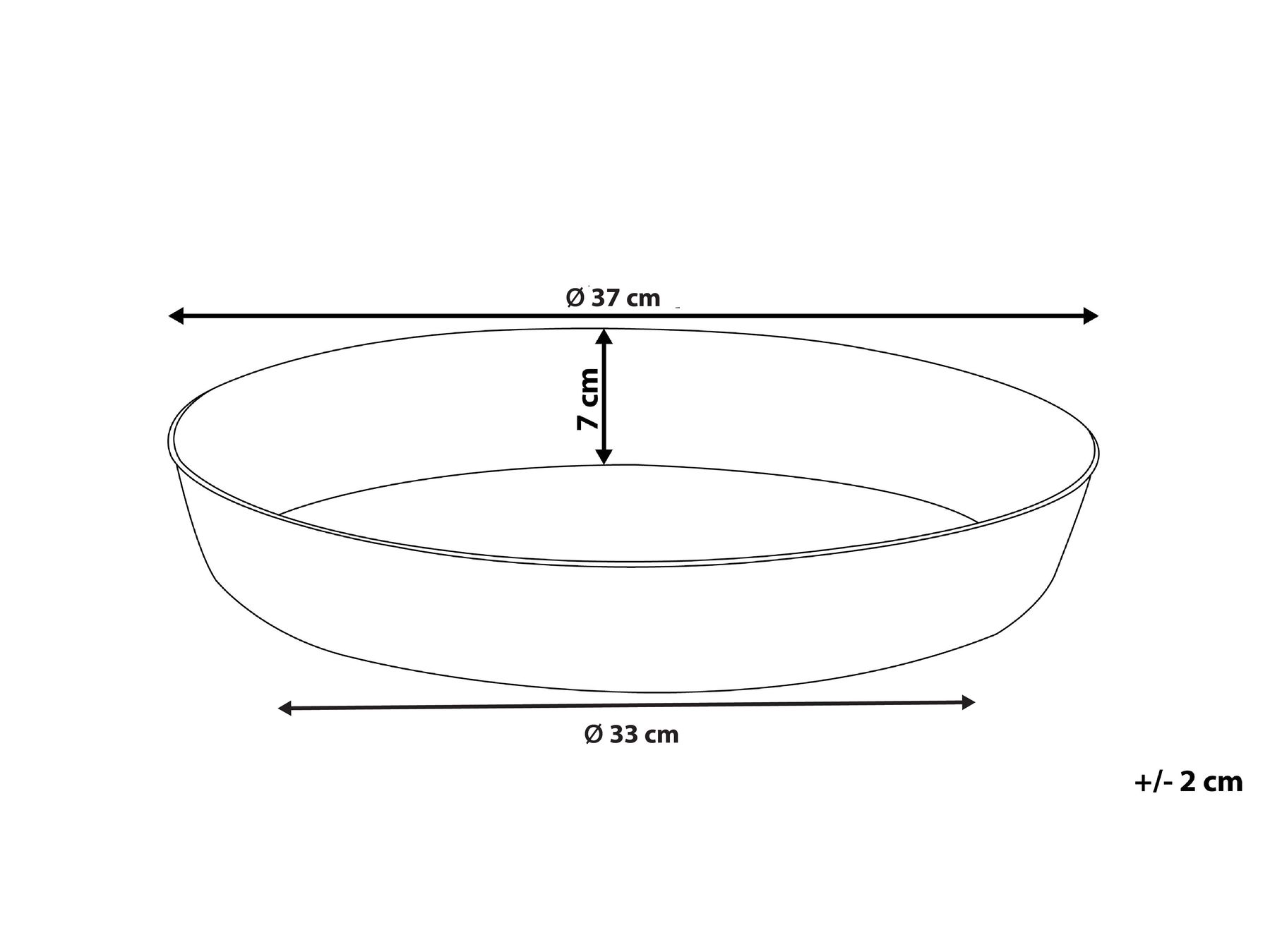 Decorative Tray SUEZ Metal Gold_765741