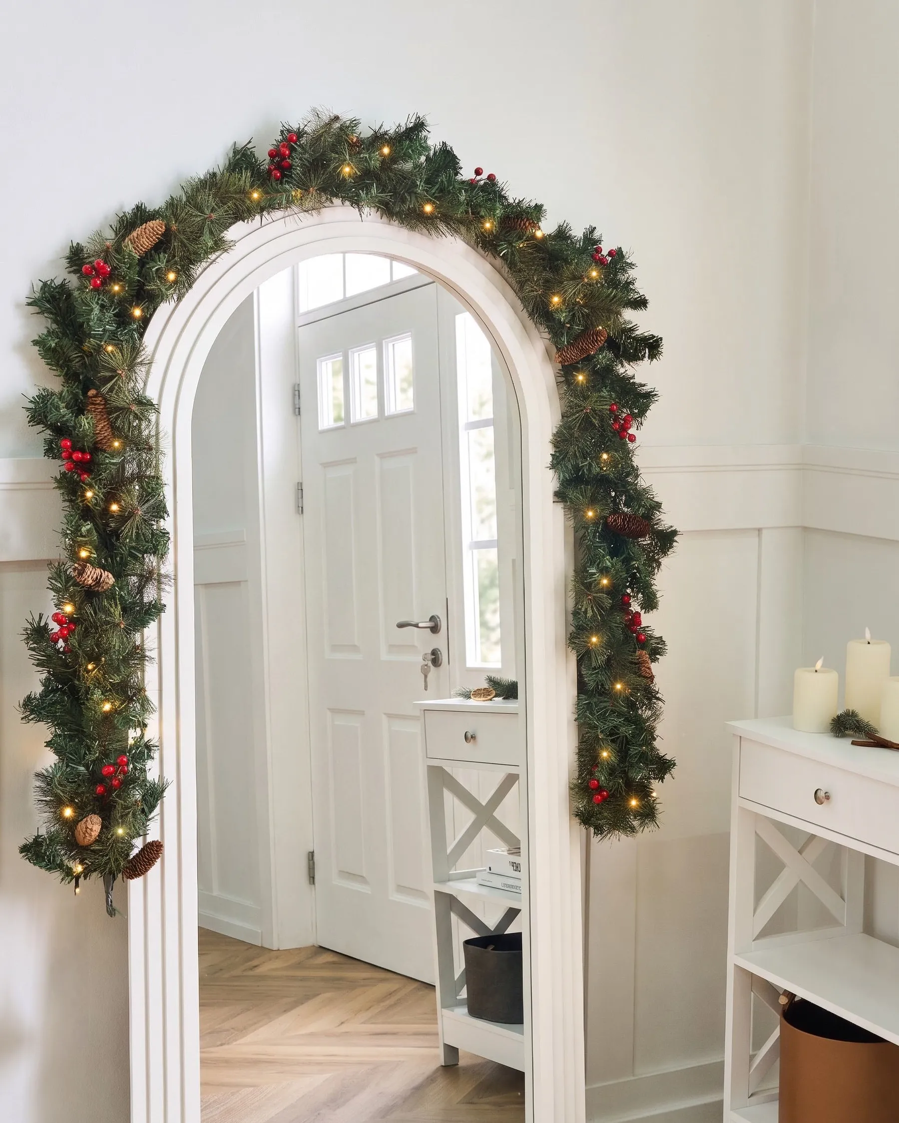 Weihnachtsgirlande LED TENALA 270 cm Grün_813326