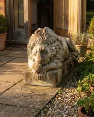 Gartenskulptur LARI Löwe Beige_1054992