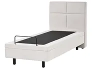 Nastavljiva postelja VICEROY 80 x 200 cm Svetlo bež_1044465