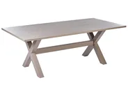 Gartentisch CASCAIS 200 cm 105 cm Metall Taupe_917750