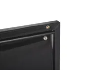Office Desk with Memo Board VINCE 118 cm 60 cm Black_821447