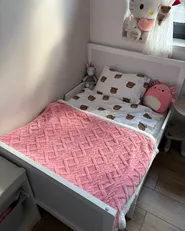 Kuscheldecke HONEYCOMB 150 x 200 cm Rosa_983399