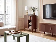 2 Door Sideboard LAURA Dark Brown_1166706