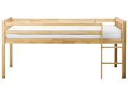 Halbhochbett Holz PEIPIN 90 x 200 cm Hellbraun_937141