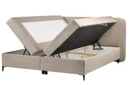 Boxspringbett mit Stauraum Stoff REGENT 180 x 200 cm Taupe_1065390