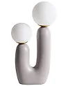 Tischlampe TULUN Grau