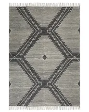 Teppich ARBAA Schwarz 160 x 230 cm Baumwolle_848945