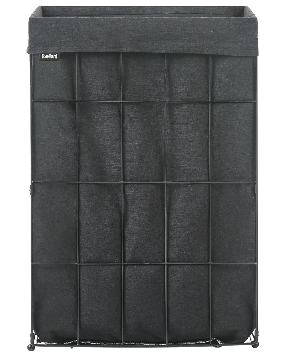 Wäschekorb CULPINA Metall Schwarz 72 L_1063749