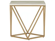 Side Table MALIBU Beige Marble_791857