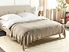 Tagesdecke YERBENT Baumwolle 200 x 220 cm Taupe