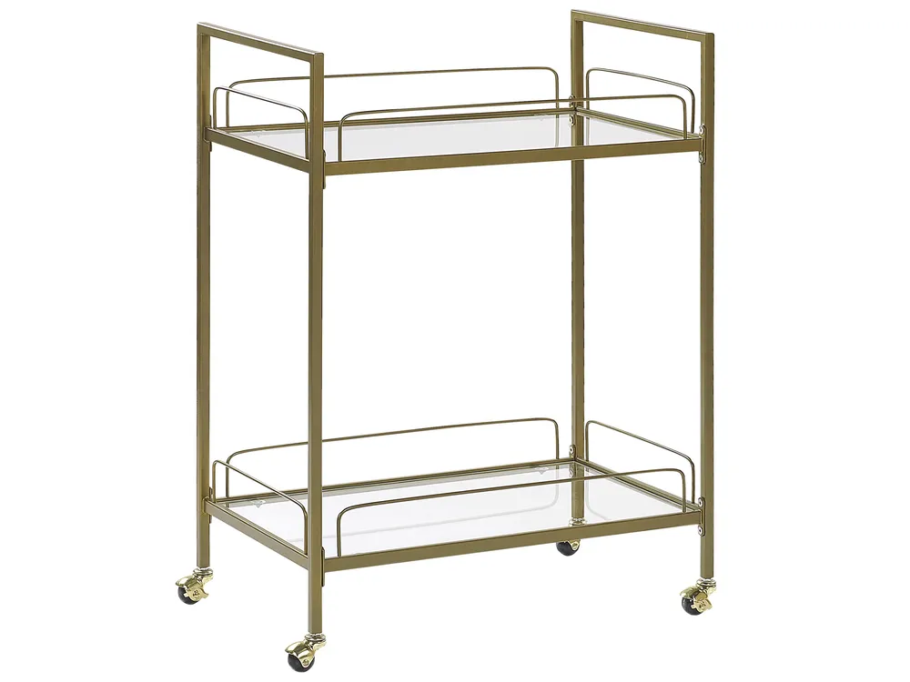 Servierwagen VENETA Metall Gold