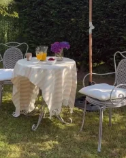 Gartenstuhl 2er Set CILENTO Metall Grau_885051