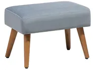 Footstool TAKOMA Velvet Grey_685052