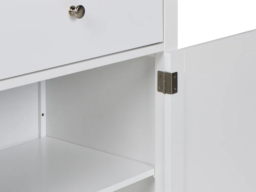 Wine Cabinet LUCASTON White_996580