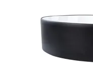 Aufsatzwaschbecken TEBAR ⌀ 40 cm Keramik Schwarz / Weiß_922403