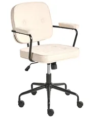 Schreibtischstuhl PAWNEE Stoff Hellbeige_1057384