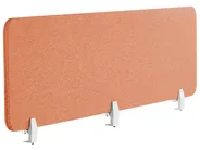 Desk Screen WALLY 180 x 40 cm Light Red_853268