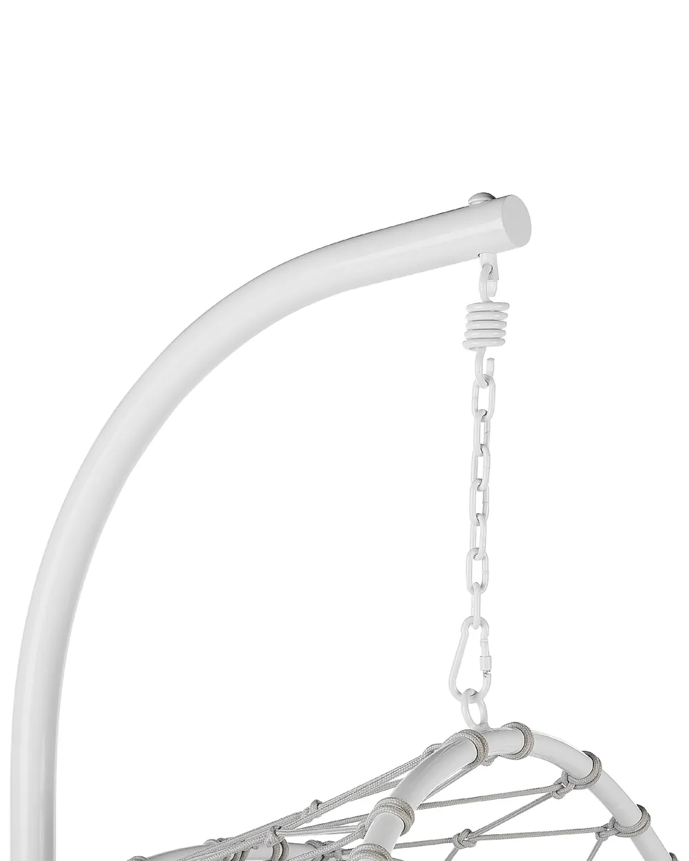 Hanging Chair with Stand ADRIA Metal White_844420
