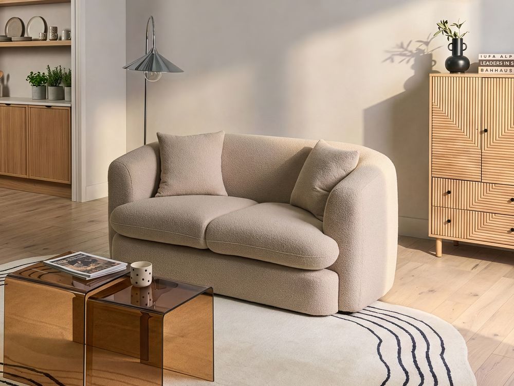 Sofa dvosjed HUSBY Buklé bež