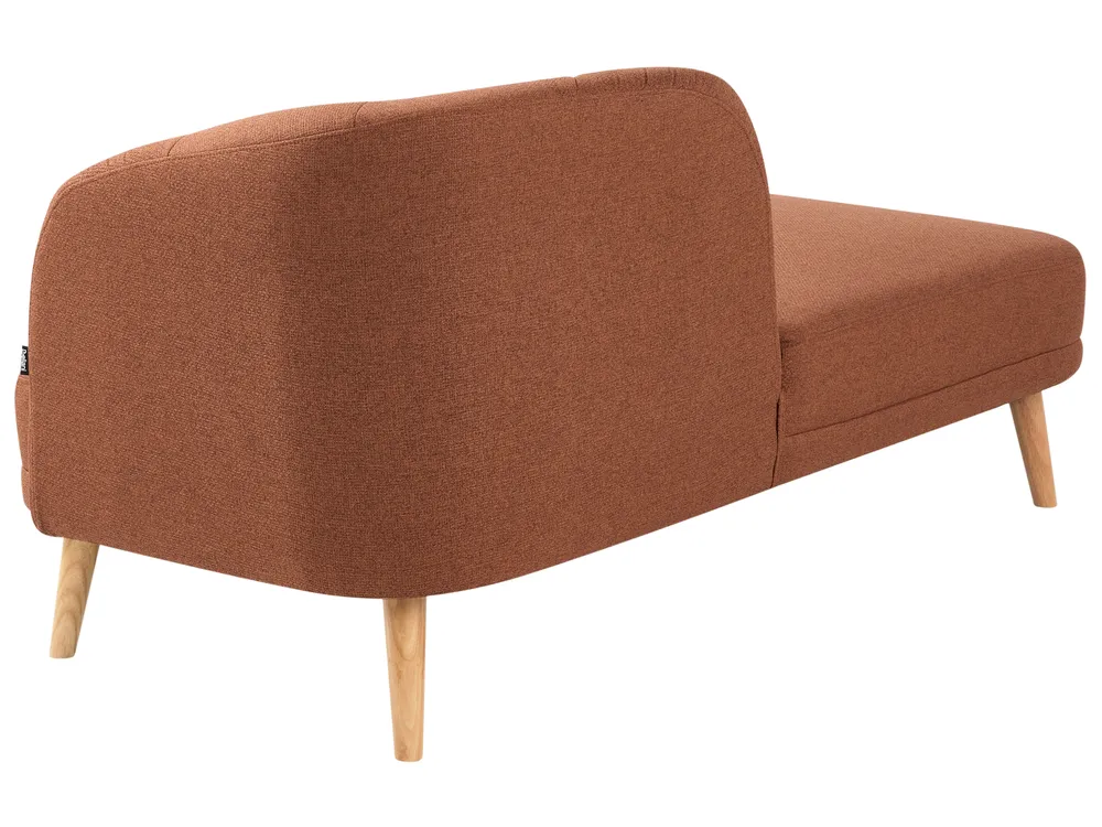 Right-Hand Chaise Longue TANLAY Fabric Golden Brown_948427