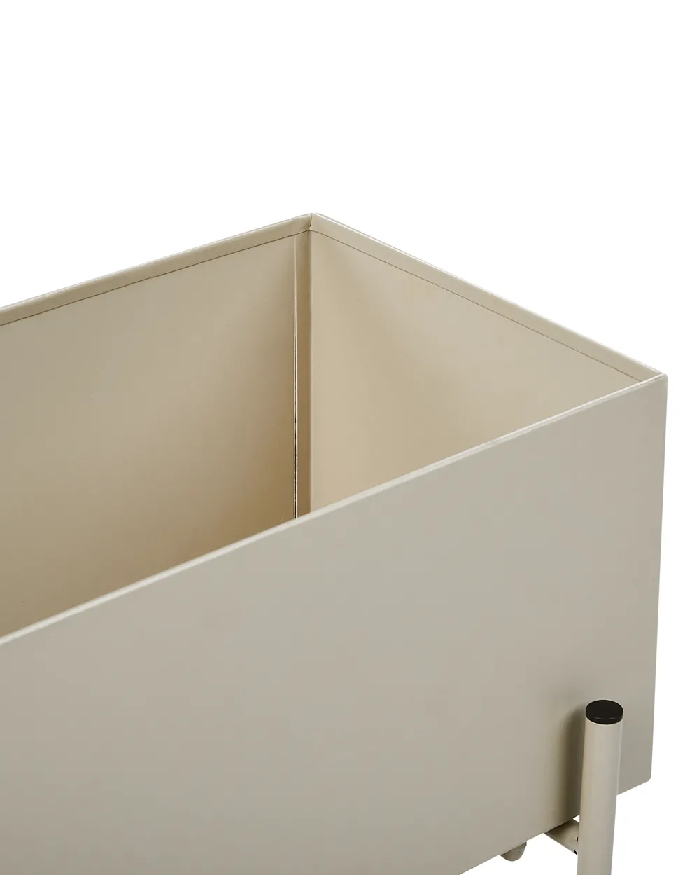 Blumentopf mit Beinen VINCA 70 cm Metall Beige_942278