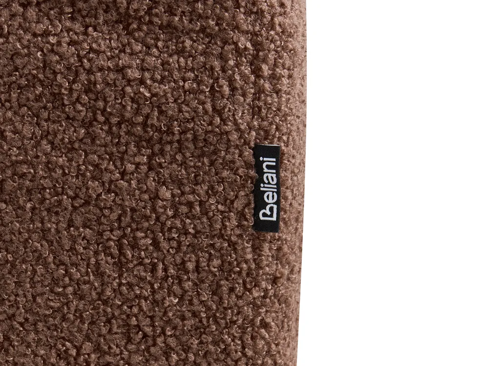 Schlafsofa 2-Sitzer DOROTEA Bouclé Braun_1071380