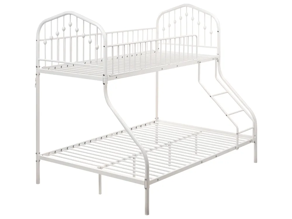 Bunk Bed Metal CHAMONIX 90/140 x 200 cm White_976746