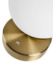 LED Wandlampe TEIFI mit Dimmer Glas Weiß_1102674