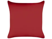 Dekokissen 2er Set GUMDROP 45 x 45 cm Samtstoff Rot Weihnachtsmotiv_946793