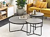 Couchtisch 3er Set MELODY Grauer Betoneffekt