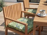 Gartenmöbel Set 8-Sitzer SASSARI II inkl. Kissen zertifiziertes Akazienholz Grün_924050