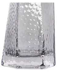 Blumenvase LILAIA 27 cm Glas Grau_838077