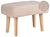 Hocker TAKOMA Bouclé Hellbeige