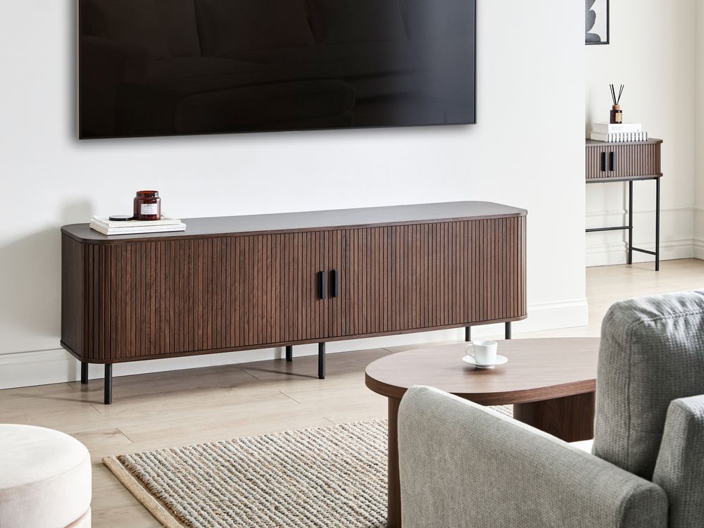 TV-meubel BRADLEY Donkerbruin