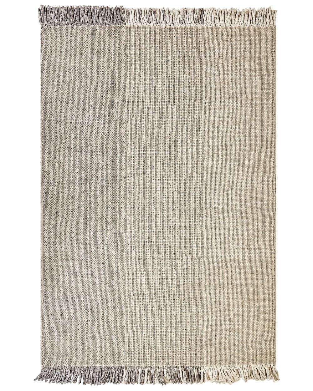 Teppich TEKELER Grau 140 x 200 cm Wolle