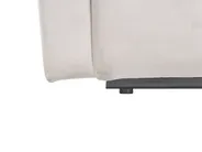 Sofa manuell verstellbar 2-Sitzer VERDAL mit Fußstütze Samtstoff Beige_1081133