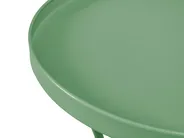 Outdoor Beistelltisch CAVINIA 40 cm 40 cm Metall Grün_1016210