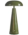 Kabellose LED Tischlampe BOCONO mit Dimmer Metall Grün