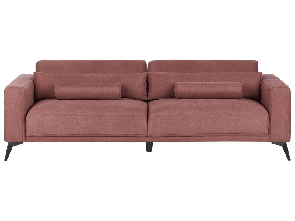Sofa 3 Seater ANGE Fabric Burgundy