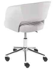 Desk Chair KATONAH Velvet Light Grey_970605