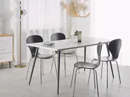 Esstisch SANTIAGO Weißer Marmor 160 cm 80 cm_775934